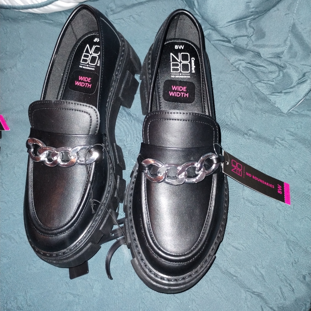 Black chunky shoes